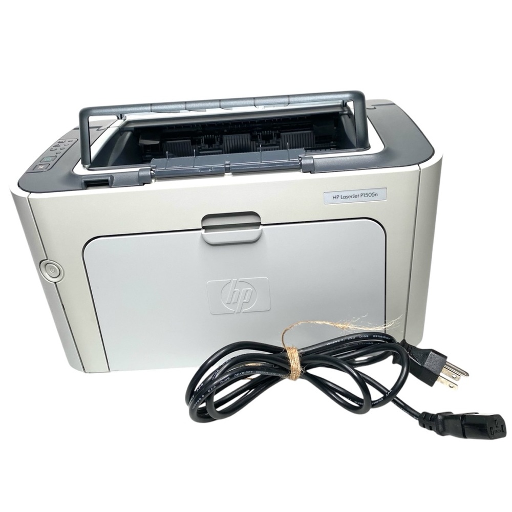 HP LaserJet P1505N Standard Laser Printer NO TONER TESTED